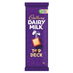 Cadbury Top Deck Chocolate Slab 80g Cadbury Top Deck Chocolate Slab 80g